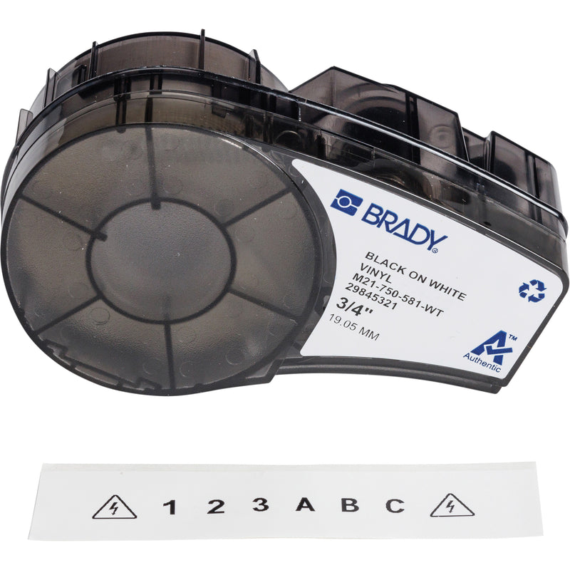 Repositionable Multi-Purpose Labels with Ribbon, Black