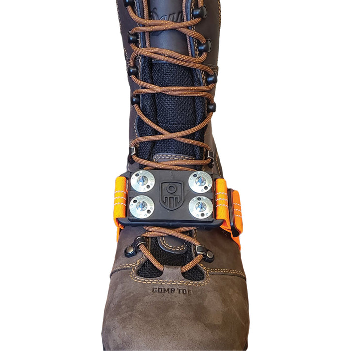 Midcleat® Non-Sparking Ice Cleat, Carbon Steel, Stud Traction, One Size