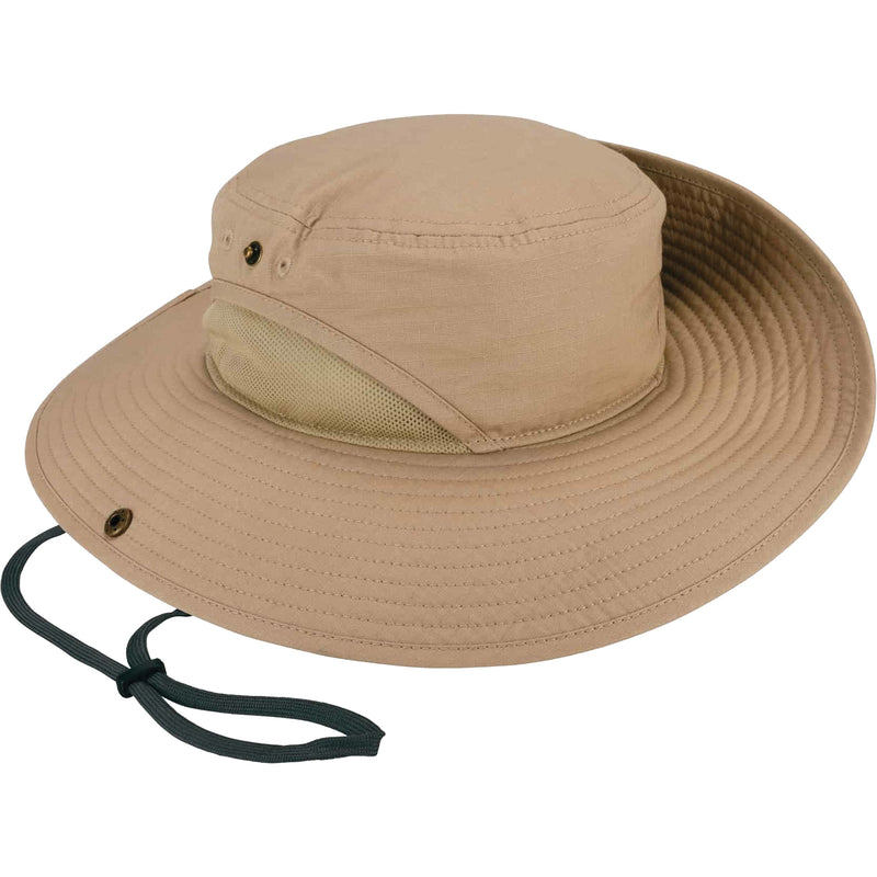 Chill-Its 8936 Lightweight Ranger Hat with Mesh Paneling, Khaki