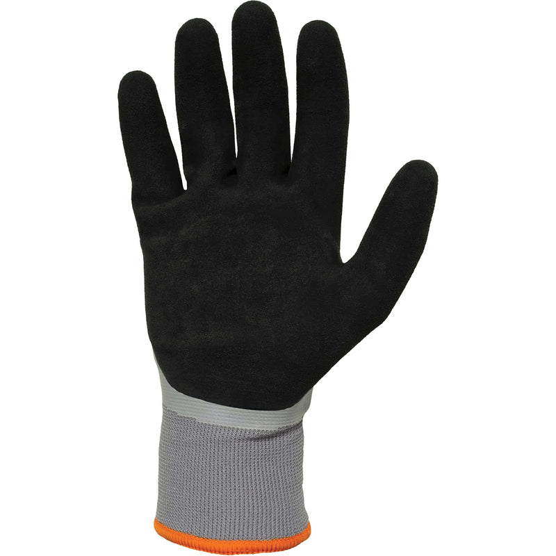ProFlex 7501 Coated Waterproof Winter Work Gloves, X-Large, Nitrile/Latex Coating, 10/15 Gauge, Polyester Shell