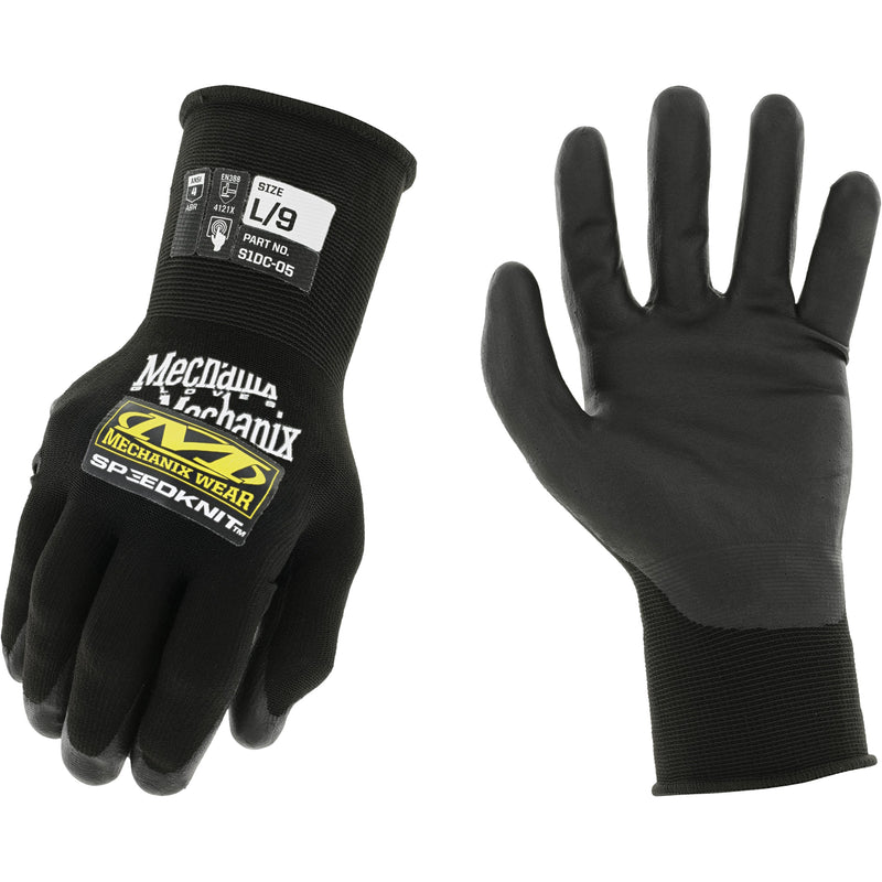 Speedknit™ Work Gloves, 10, Polyurethane Coating, 15 Gauge, Nylon Shell