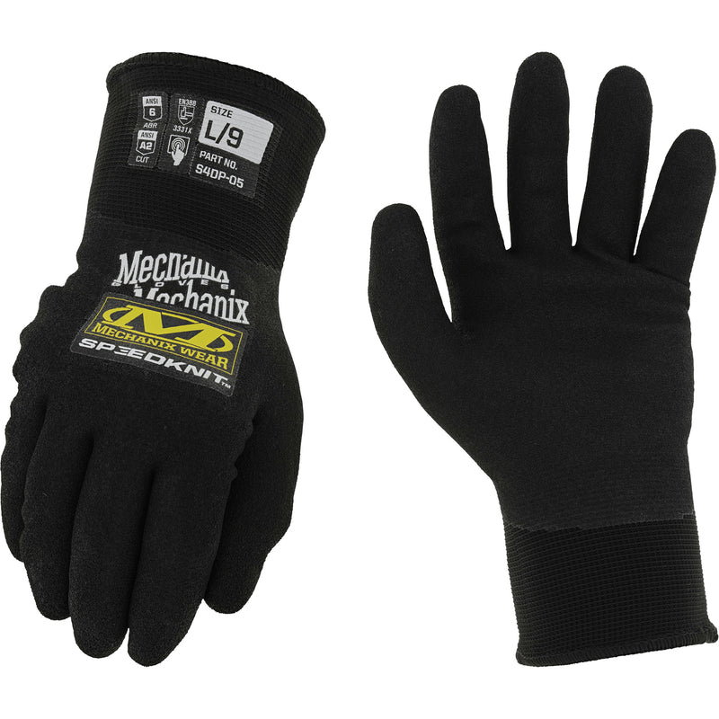 Speedknit™ Thermal Gloves, 8, 15 Gauge, Nitrile Coated, ASTM ANSI Level A2