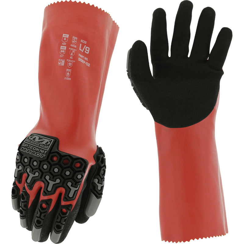 Speedknit™ M-Pact® Chemical-Resistant Gloves, Size 9, HPPE