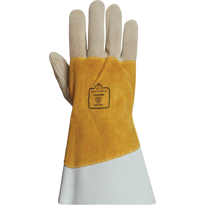 Endura® TIG Welding Gloves, Grain Cowhide, Size Large/9
