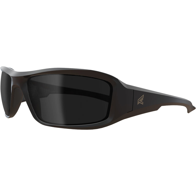 Edge Brazeau Safety Glasses, Smoke Lens, Polarized, ANSI Z87+/Meets/Exceeds CSA Z94.3