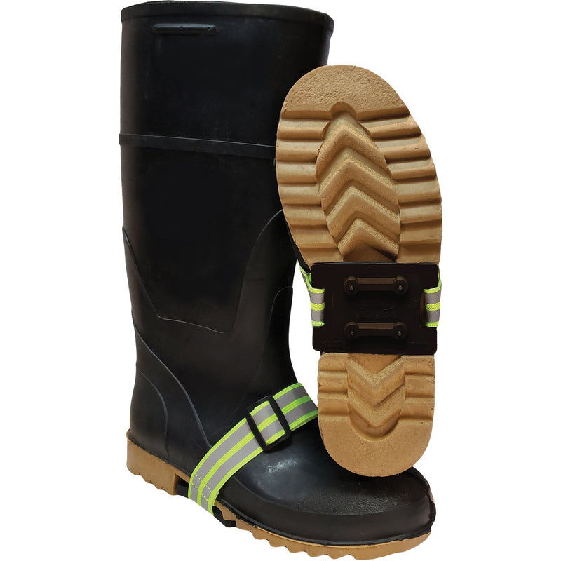 Icetred™ Mid-Sole Traction Device with Non-Defined Heel, Rubber/Tungsten Carbide, Stud Traction, One Size