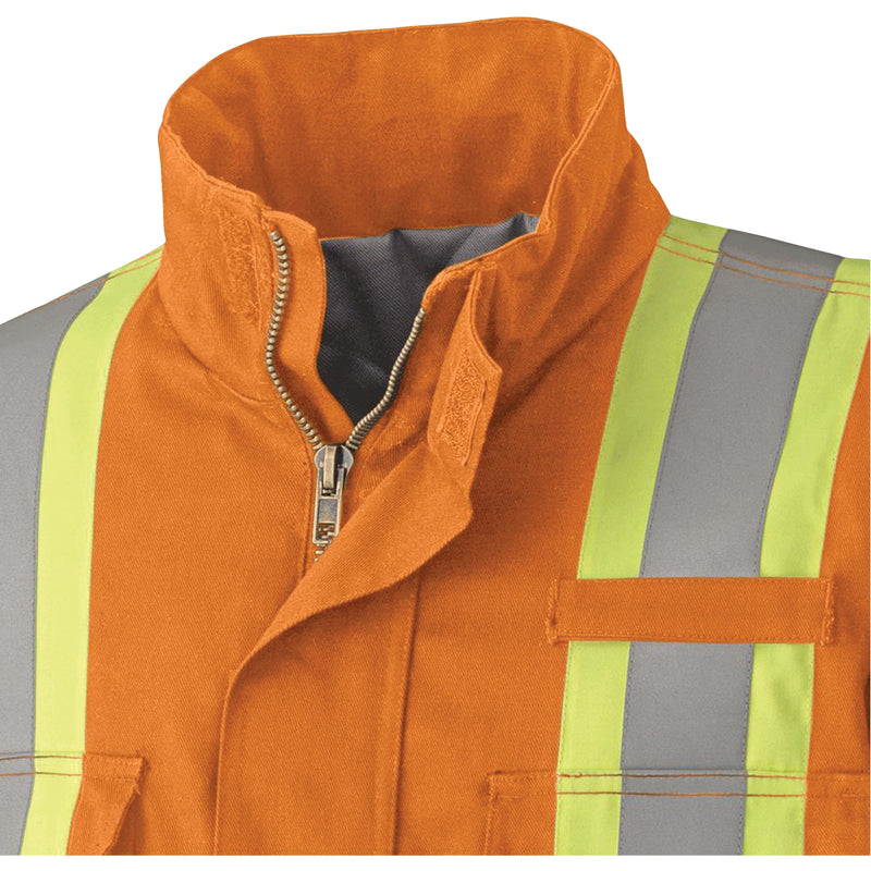 5533 Flame-Resistant Safety Parka, X-Large, High Visibility Orange, 58 cal/cm²