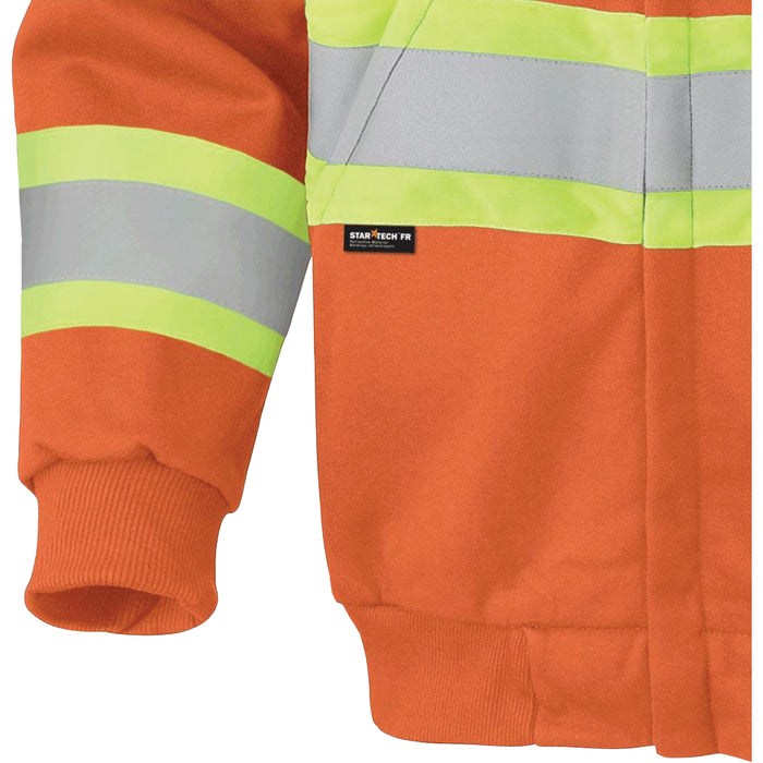 Sweat à capuche de sécurité ignifuge à fermeture éclair