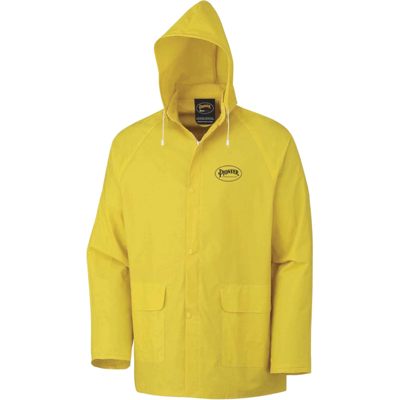 577J Rain Jacket, Polyester/PVC, X-Large, Yellow