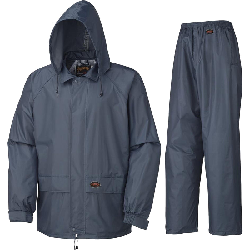 883 Rain Suit, Polyester/PVC, Small, Navy Blue
