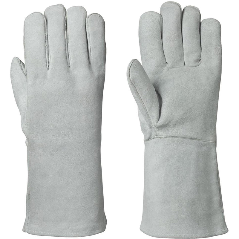 830 Fleece-Lined Welder's Gloves, Split Cowhide, Size Large