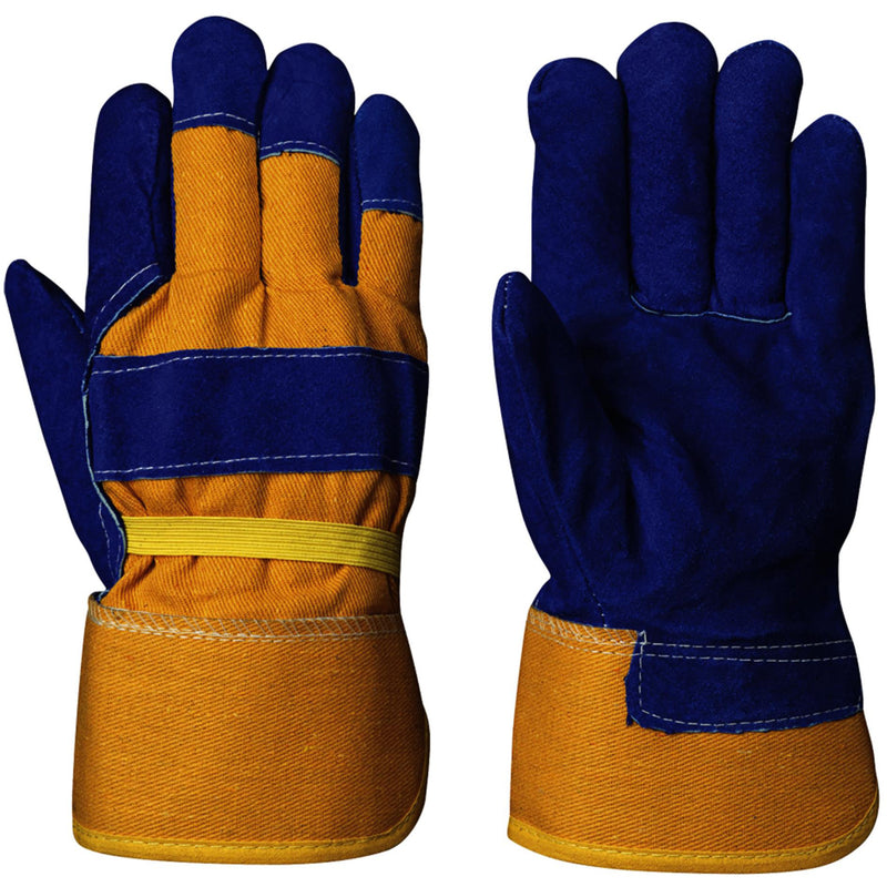 655 Insulated Fitter's Gloves, One Size, Split Cowhide Palm, Boa Inner Lining