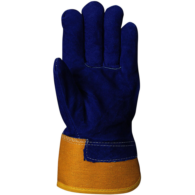 655 Insulated Fitter's Gloves, One Size, Split Cowhide Palm, Boa Inner Lining