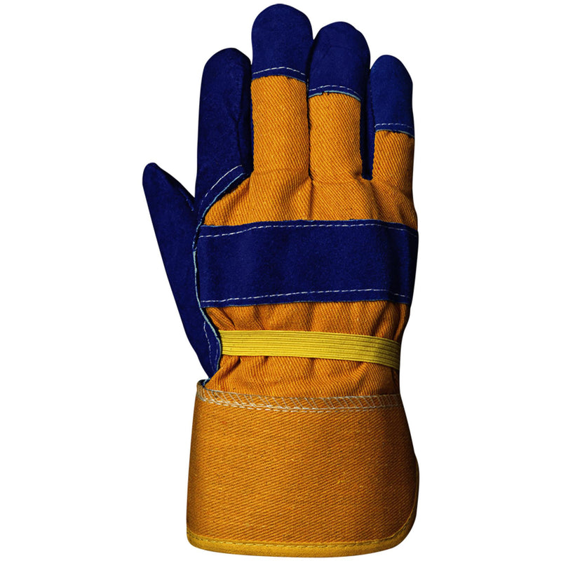 655 Insulated Fitter's Gloves, One Size, Split Cowhide Palm, Boa Inner Lining
