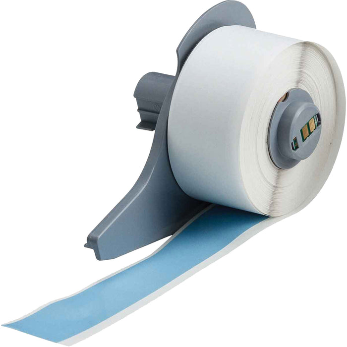 All-Weather Permanent Adhesive Label Tape, Vinyl, Blue, 1" Width
