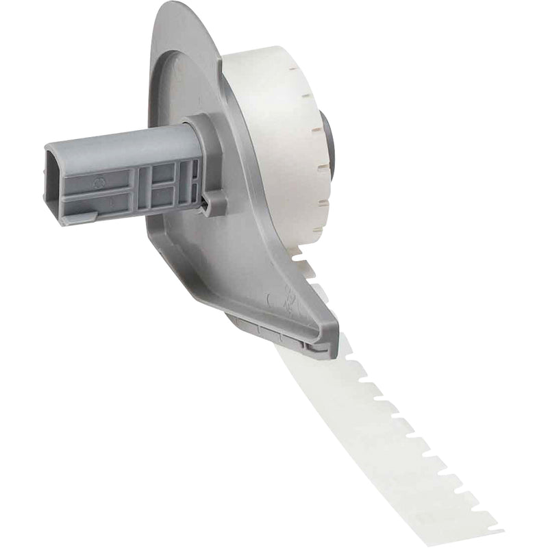 Harsh Environment Multi-Purpose Labels, Polyester, 0.35" L x 0.2" H, Black on Clear