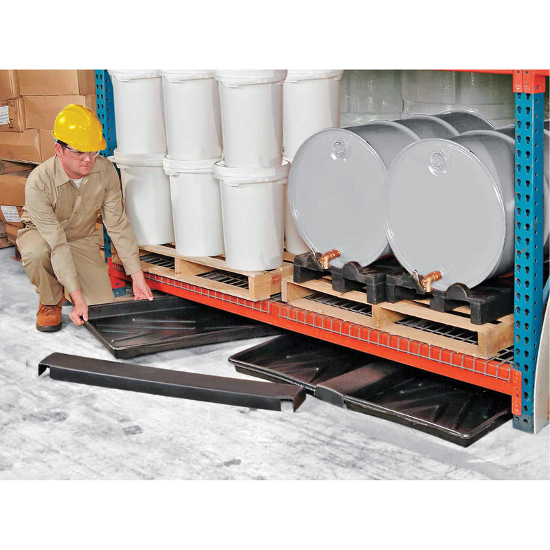 Single-Tray Ultra-Rack Containment Tray®, 44" L x 23.5" W x 2.8" H, 8 US gal. Spill Capacity