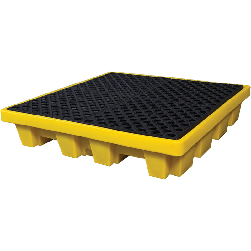 Palette Ultra-Spill® emboîtable pour 4 fûts