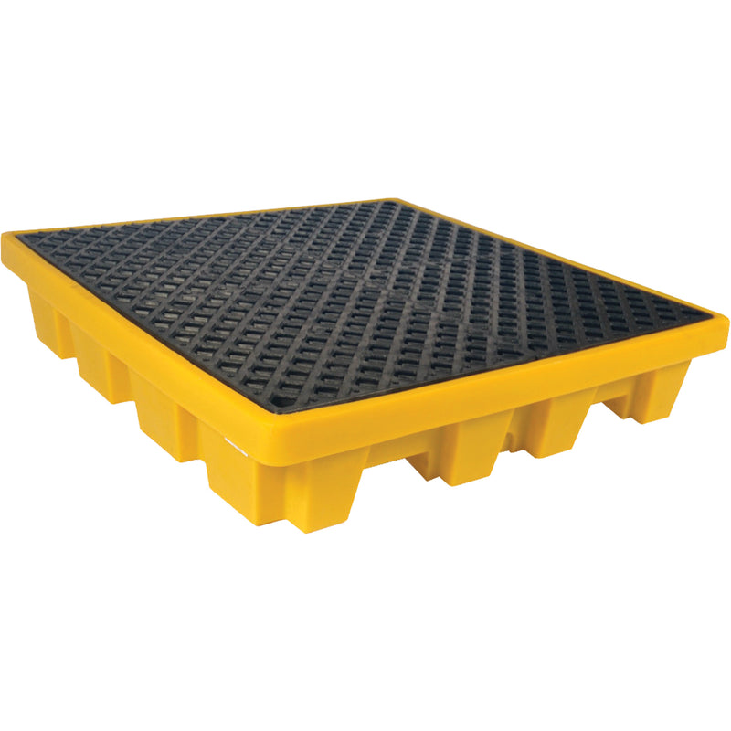 Palette Ultra-Spill® emboîtable pour 4 fûts