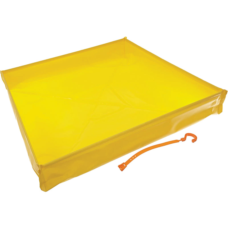 Flexible Ultra-Utility Tray®, 30" L x 30" W x 4.8" H, 9.5 US gal. Spill Capacity