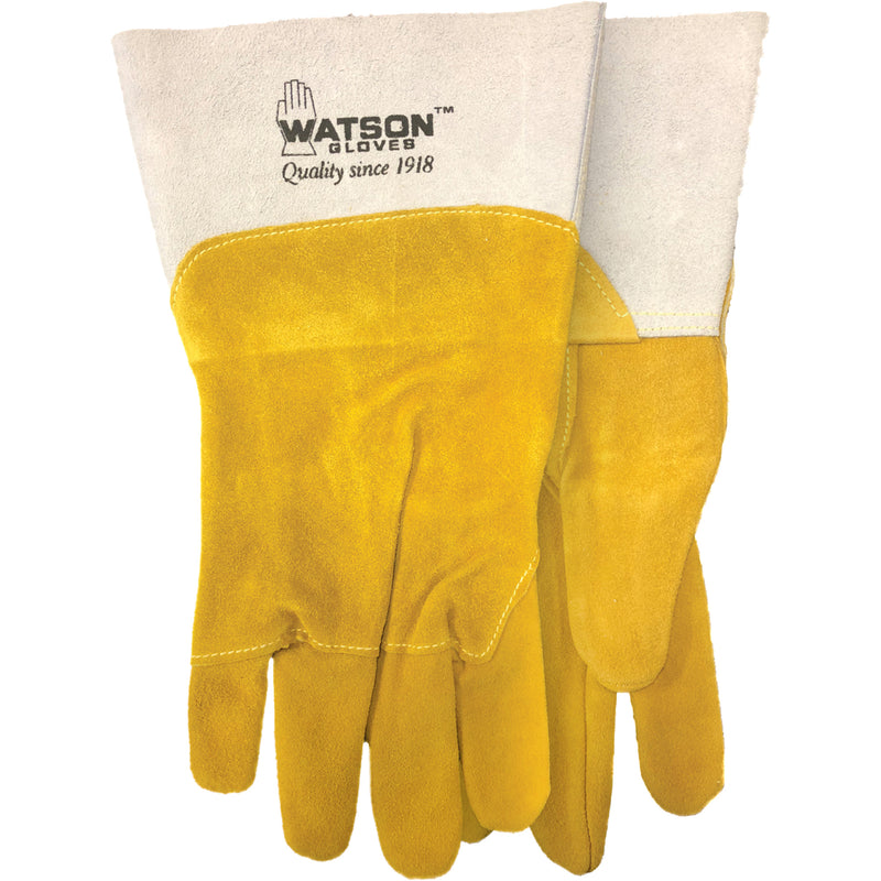 Ram Tough Welding Gloves, Goat Grain/Split Cowhide, Size X-Large