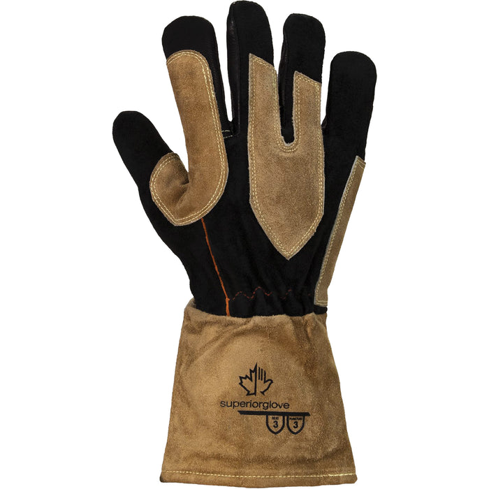 Endura® 505GP MIG Welding Gloves, Grain Goatskin, Size X-Large