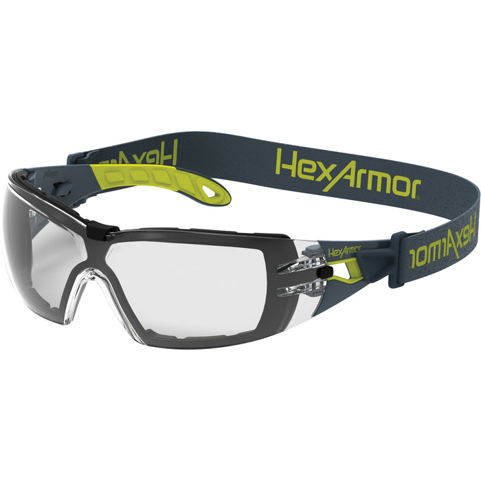 MX200G TruShield®S Wraparound Safety Glasses, Clear Lens, Anti-Fog/Anti-Scratch, ANSI Z87+/Meets/Exceeds CSA Z94.3