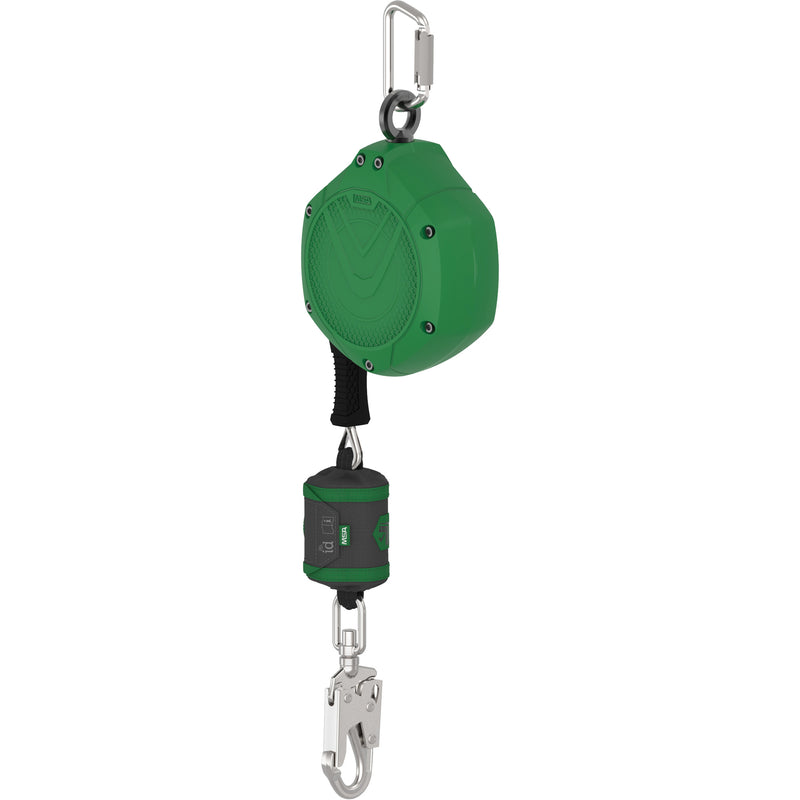 V-Shock® Edge Leading Edge Self-Retracting Lanyard, 50', Galvanized Steel, Swivel