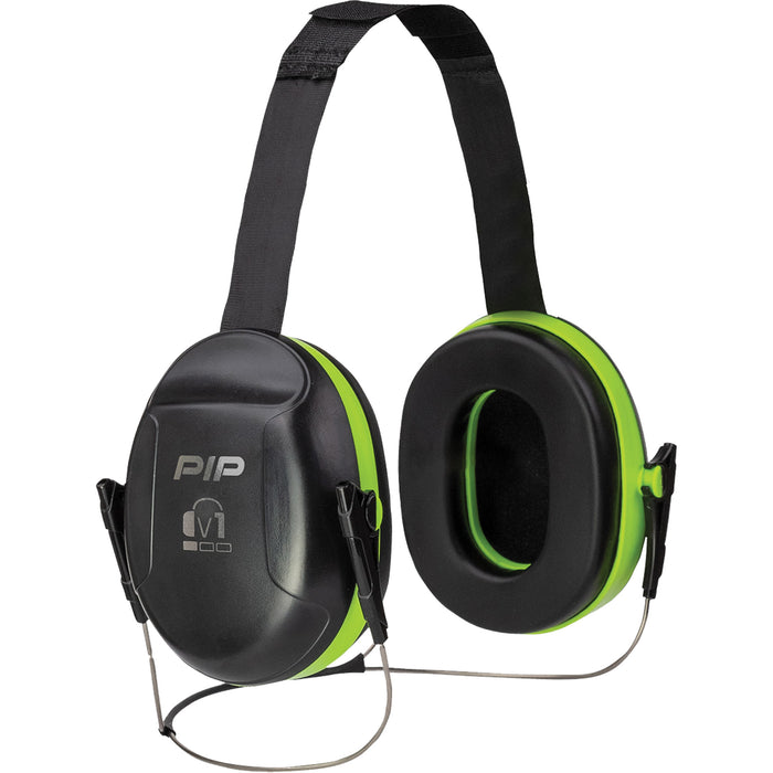 Dynamic™ V1™ Passive Ear Muffs, Neckband, 23 NRR dB