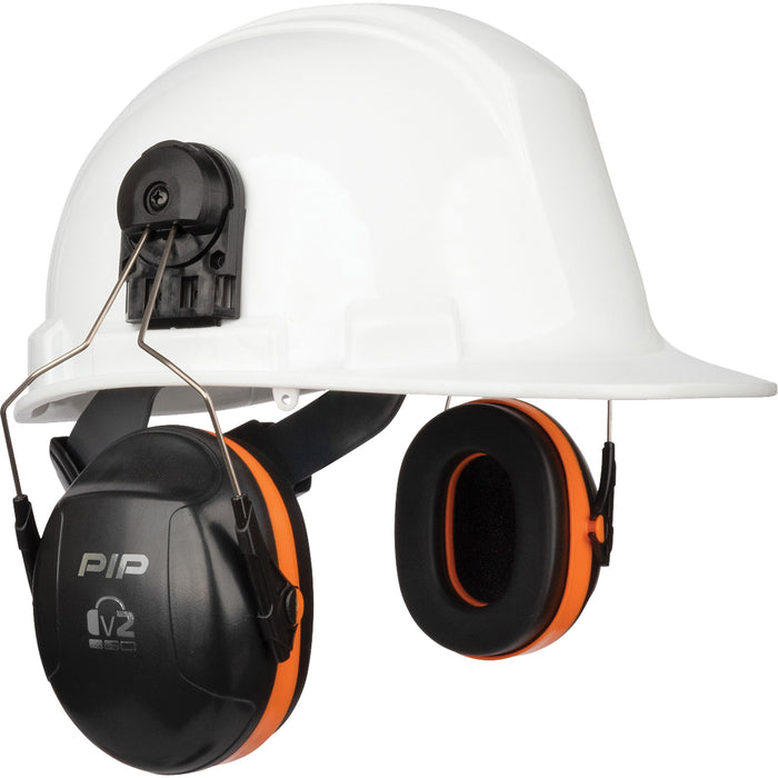 Dynamic™ V2™ Passive Ear Muffs, Cap Mount, 24 NRR dB