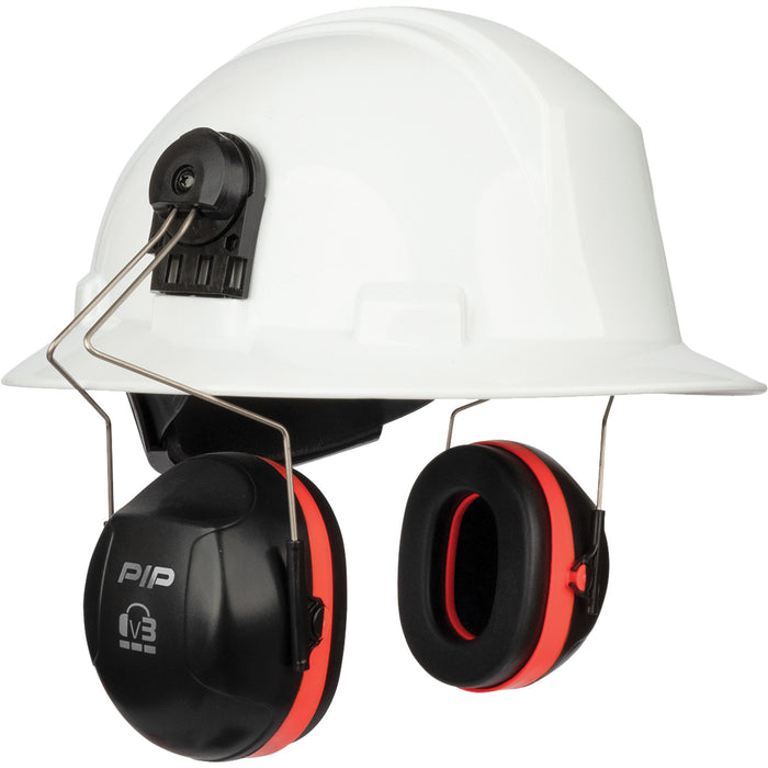 Dynamic™ V3™ Passive Ear Muffs, Cap Mount, 27 NRR dB