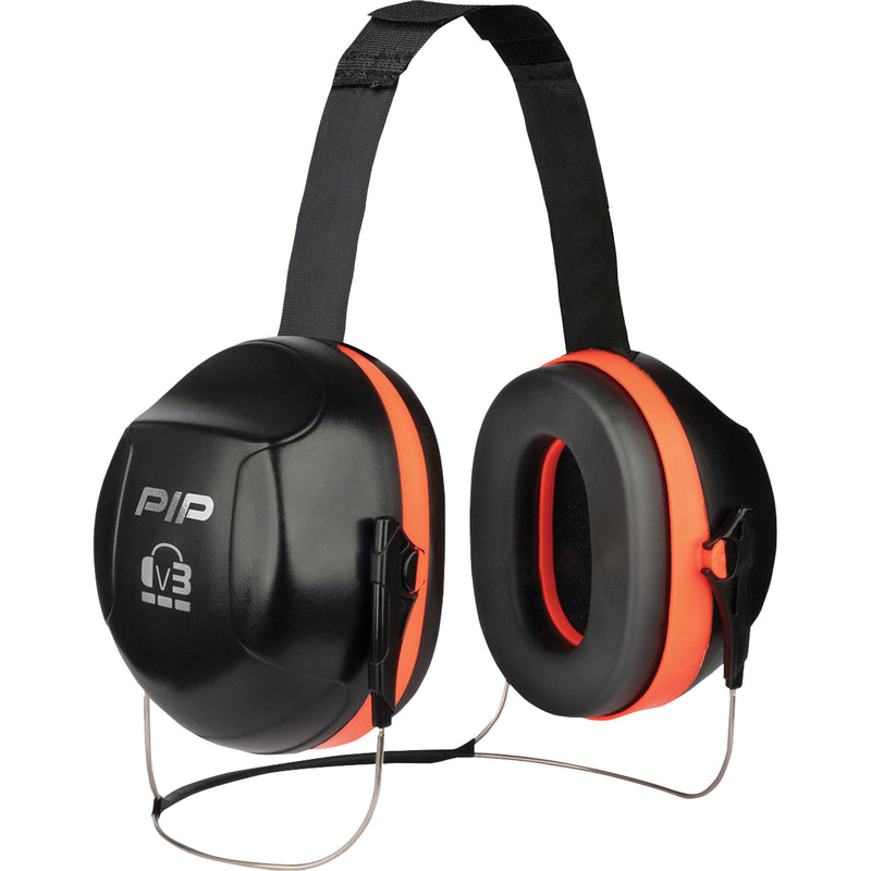 Dynamic™ V3™ Passive Ear Muffs, Neckband, 27 NRR dB