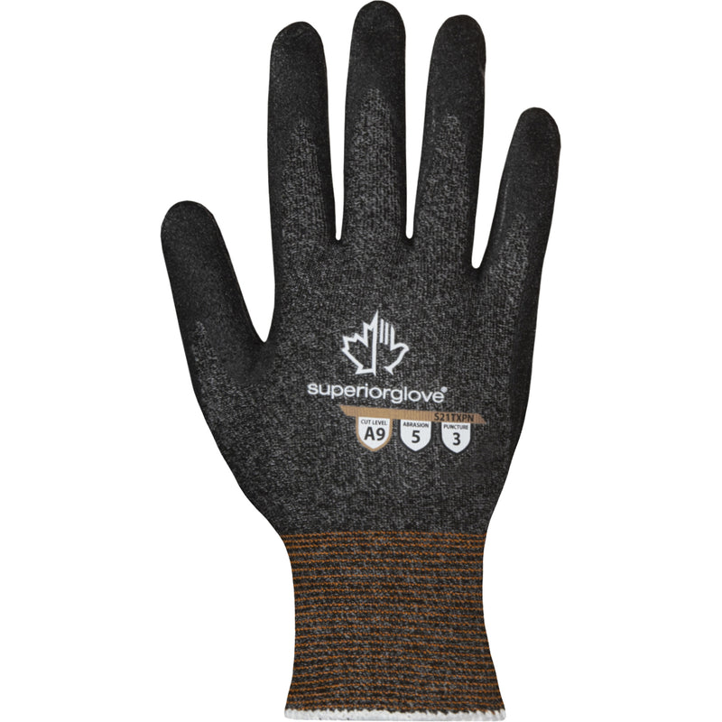 Ultra-Thin Cut-Resistant Gloves, Size Small/7, 21 Gauge, Nitrile Coated, TenActiv™ Shell, ASTM ANSI Level A9