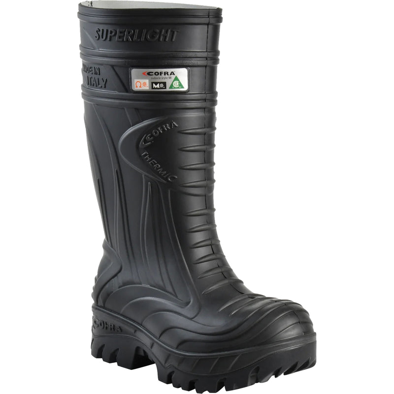 Thermic Work Boots, Nitrile/Polyurethane, Puncture Resistant Sole, Size 12
