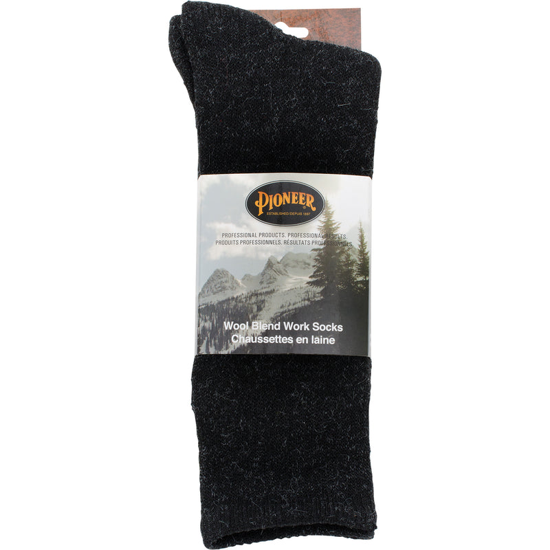 124B Thermal Socks, Unisex, One Size, Black, Wool Blend