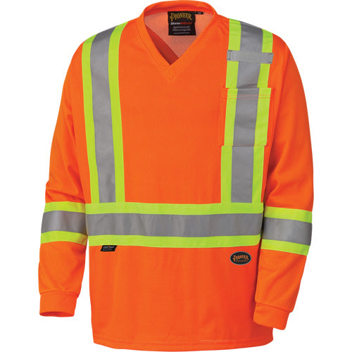 6984 Traffic Micro Mesh Long-Sleeved Safety Shirt