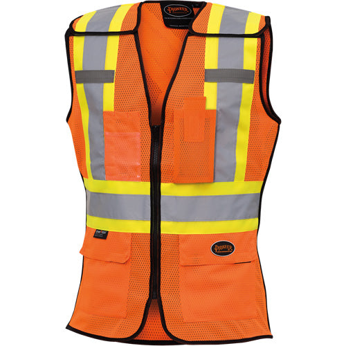 486 Women's High-Visibility Safety Tear-Away Vest
