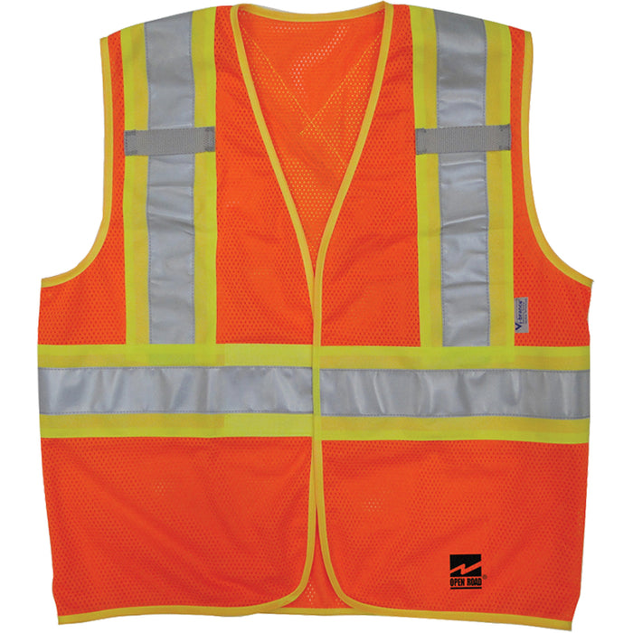 Open Road® “BTE” Vest, High Visibility Orange, 4X-Large/5X-Large