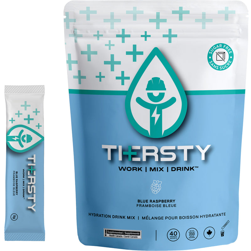 Hydration Drink Mix, Single Serve, Blue Raspberry