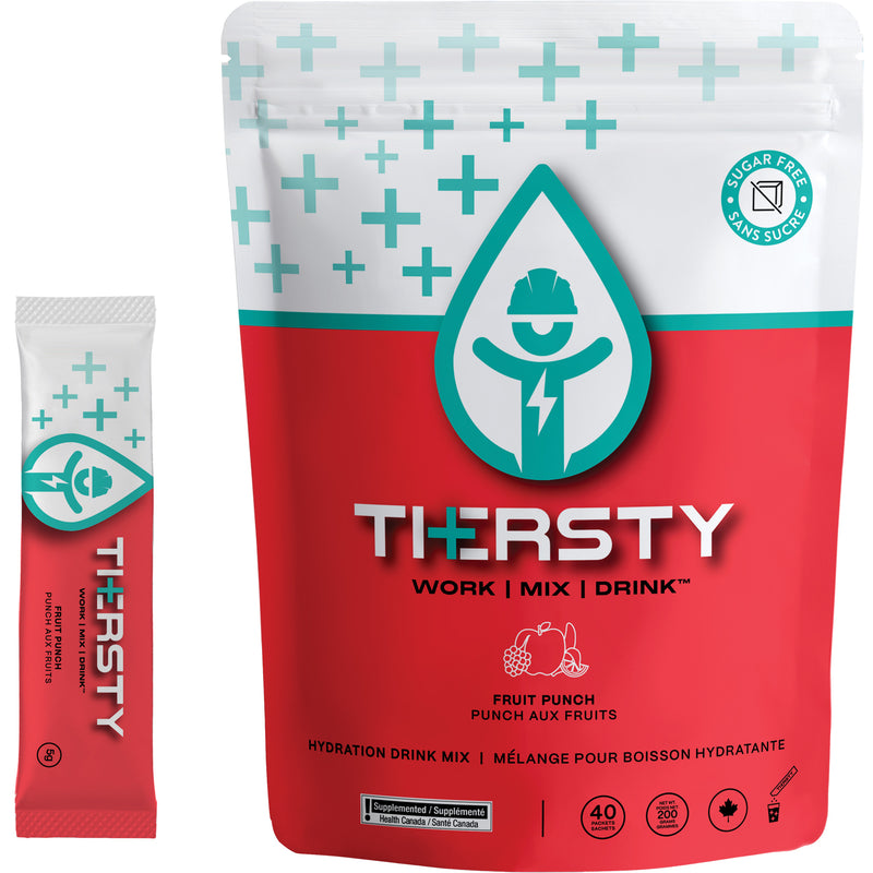 Hydration Drink Mix, Single Serve, Fruit Punch