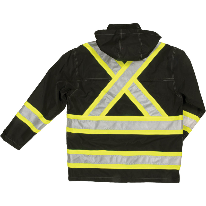 Veste de pluie de sécurité Ripstop