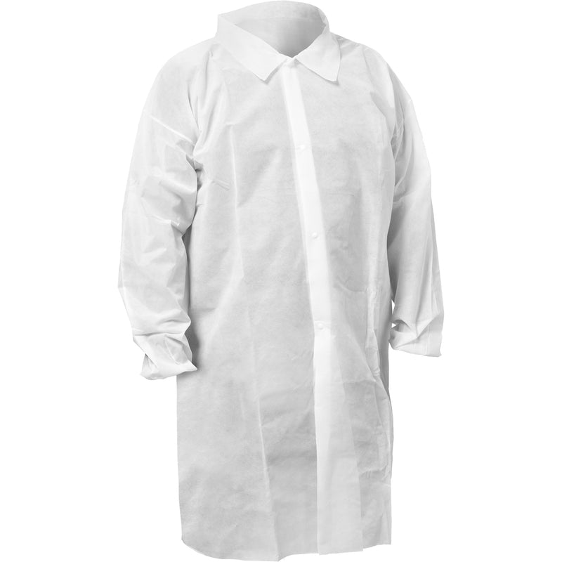 KleenGuard™ KGA10 Lab Coat, 2X-Large, White