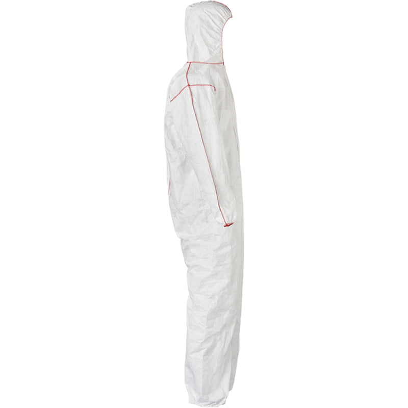 SFR Coveralls with Hood, 2X-Large, White, Tyvek® 400