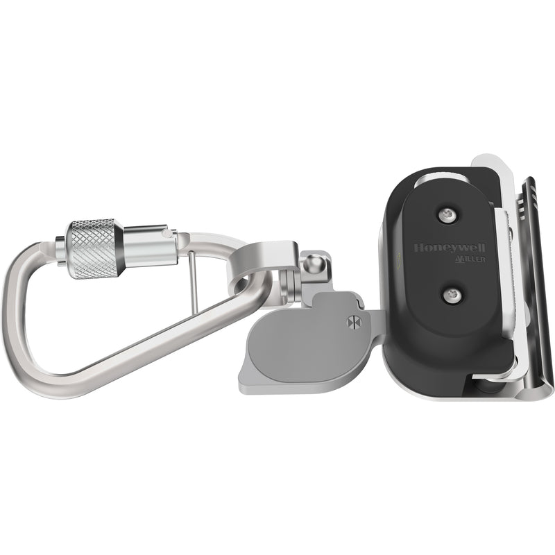 Guided-Type Fall Arrester with Self-Locking Carabiner, 5/16"/3/8" Rope Diameter