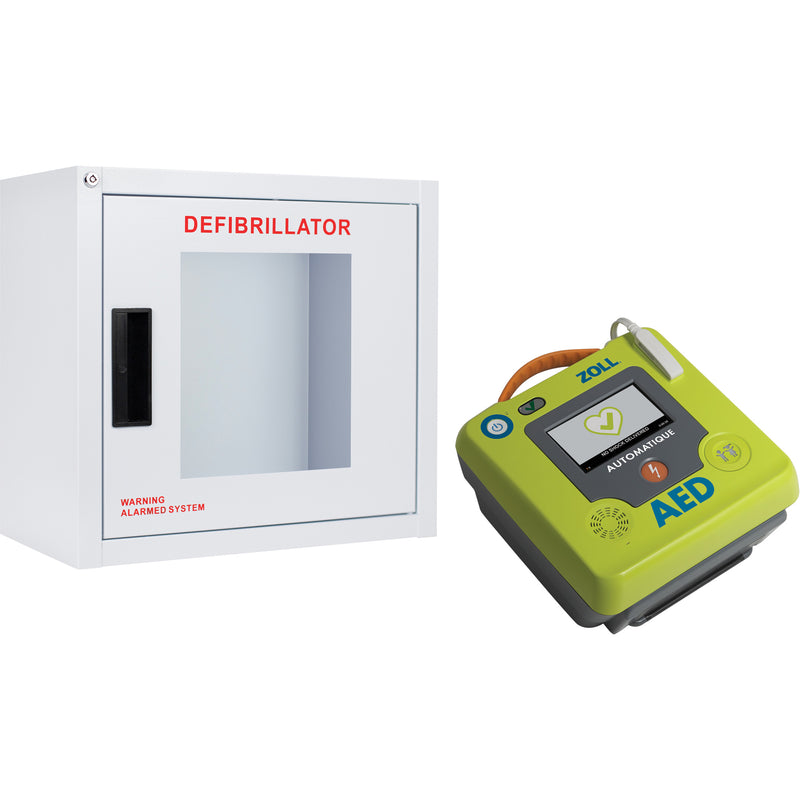 AED 3™ AED & Wall Cabinet Kit, Automatic, French, Class 4