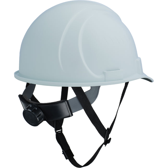 North Short Brim Hardhat, Ratchet Suspension, White