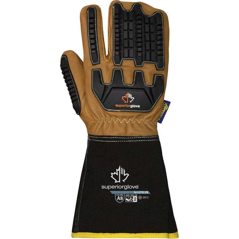 Endura® 361GTXLVB Cold-Rated Impact & Cut Resistant Winter Mitts, Large, ASTM ANSI Level A8