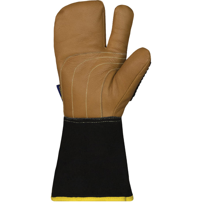 Endura® 361GTXLVB Cold-Rated Impact & Cut Resistant Winter Mitts, Size Large, Goatskin/Thinsulate™/TenActiv™/Cowhide Shell, ASTM ANSI Level A8