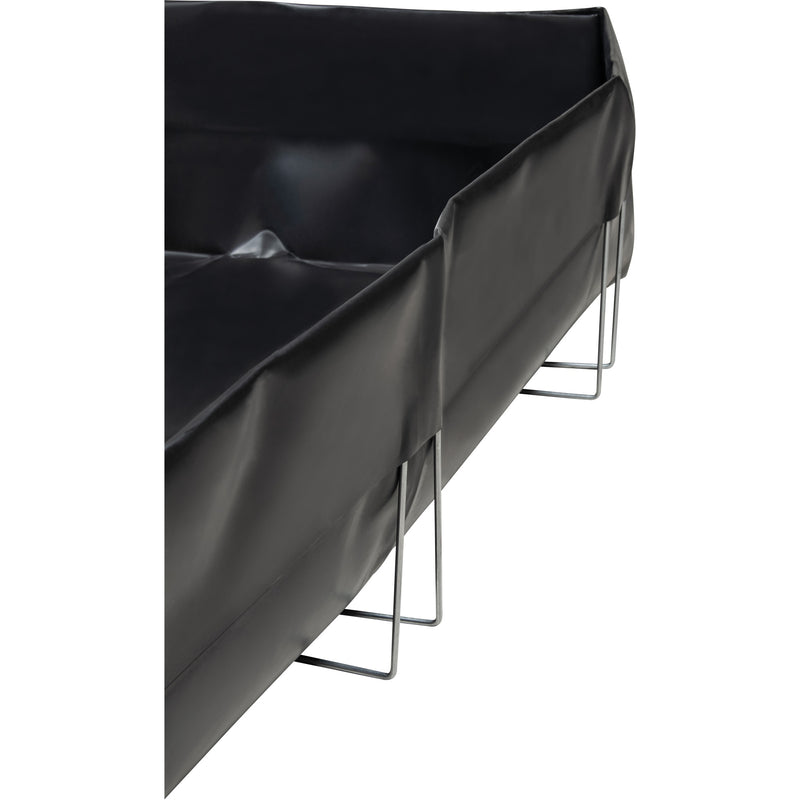 Wire Bracket Berm, 268 US gal. Capacity, 6' W x 6' L x 12" H, L-Bracket