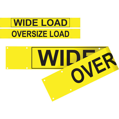 Double Sided Wide Load/Oversized Load Banner